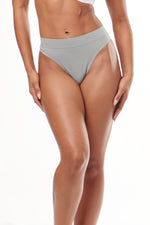 Alamae Core Collection No-Show Thong in Grey - ALAMAE