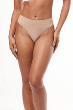 Alamae Core Collection No-Show Thong in Taupe - ALAMAE