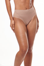 Alamae Core Collection Seamless Thong in Taupe - ALAMAE