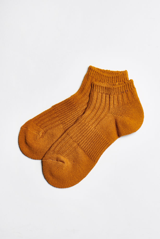 Mara Multi-Rib Sock in Maple - ALAMAE