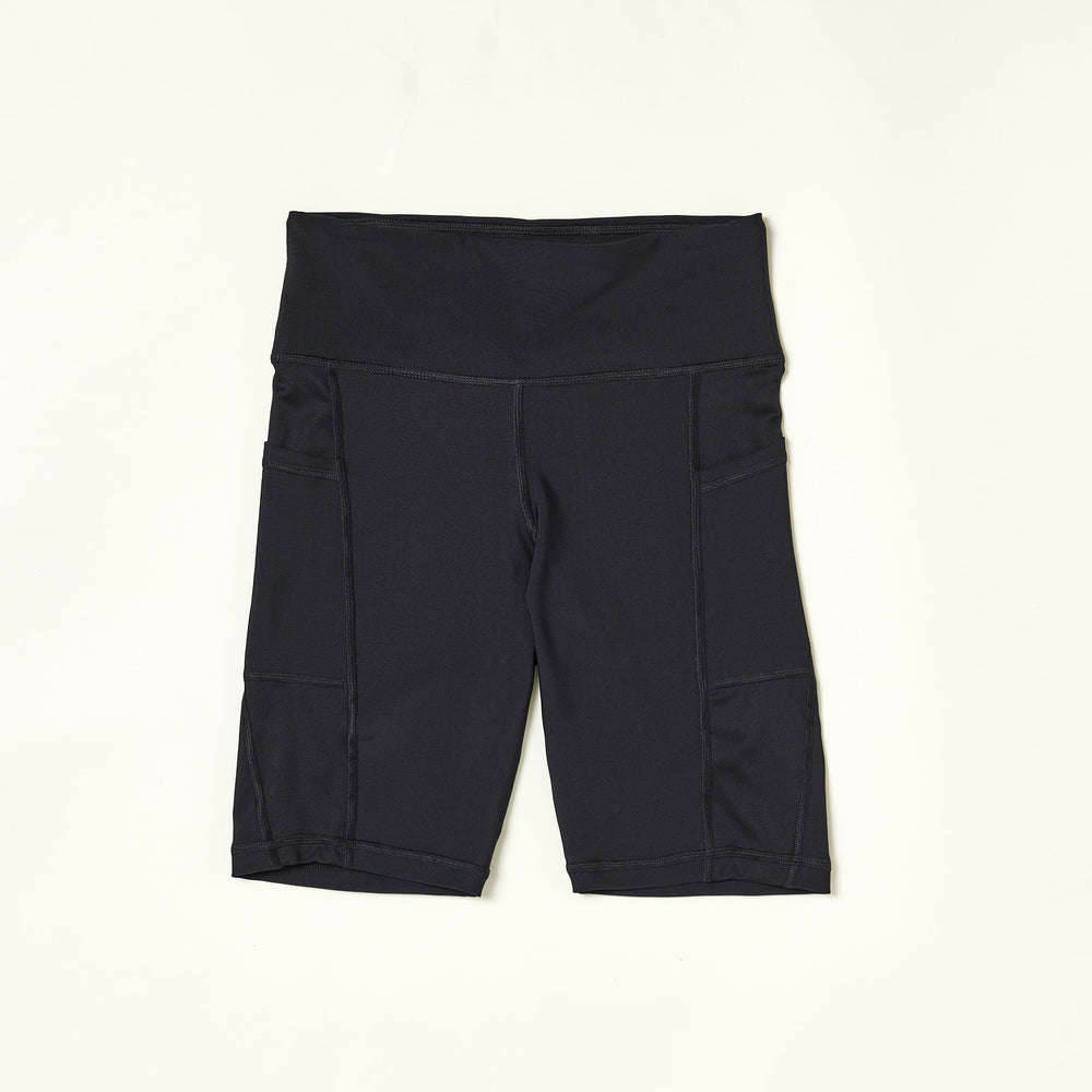 Copy of Recycled Poly Contrast Biker Shorts - ALAMAE
