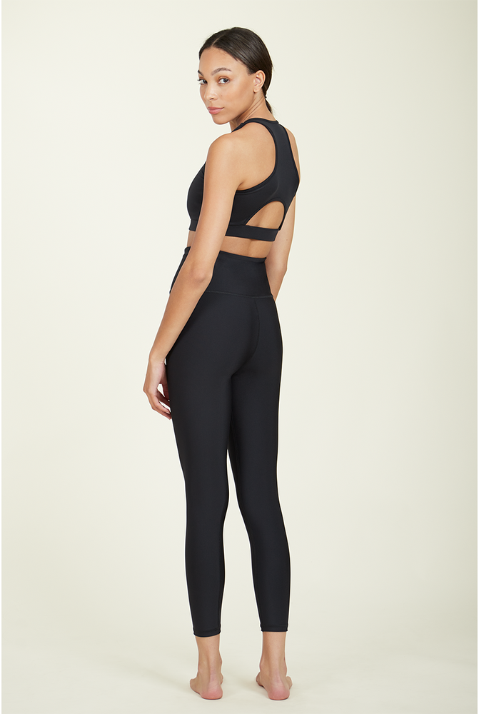 Over-Time Recycled Poly High Waist Legging in Black – ALAMAE