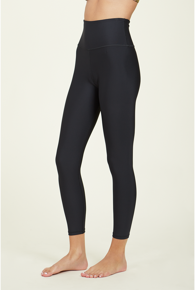 Over-Time Recycled Poly High Waist Legging in Black – ALAMAE