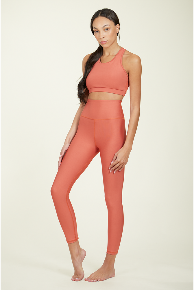 Over-Time Recycled Poly High Waist Legging - ALAMAE