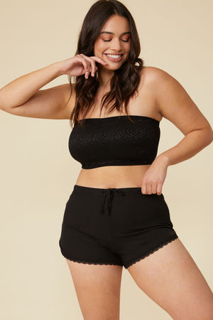 Billie Lounge Short in Black - ALAMAE