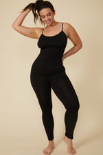 Constellation Full Length Body Shaper Jumpsuit in Black - ALAMAE