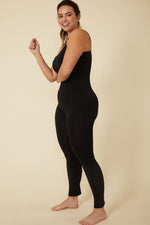 Constellation Full Length Body Shaper Jumpsuit in Black - ALAMAE