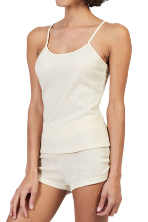 Georgie Waffle Knit Sleep Set in Tapioca - ALAMAE