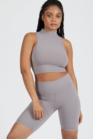 High Neck Cut Off - ALAMAE