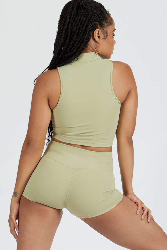 High Neck Cut Off - ALAMAE