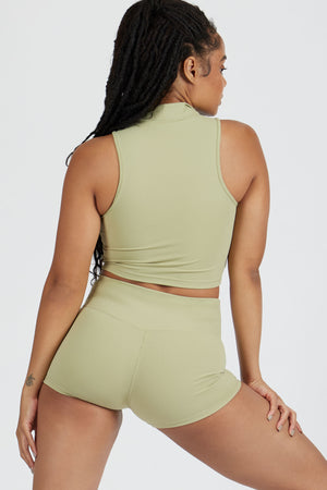 High Neck Cut Off - ALAMAE