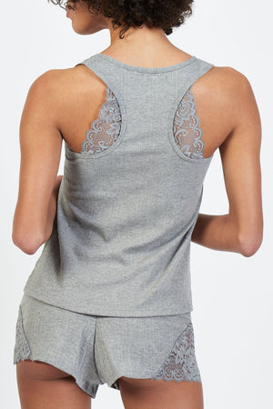 Lily Sleep Set in Charcoal - ALAMAE