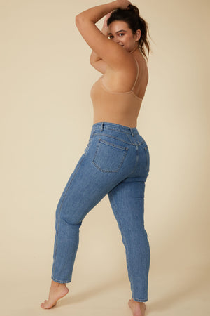 Luna Sculpting Bodysuit Shapewear in Nude - ALAMAE