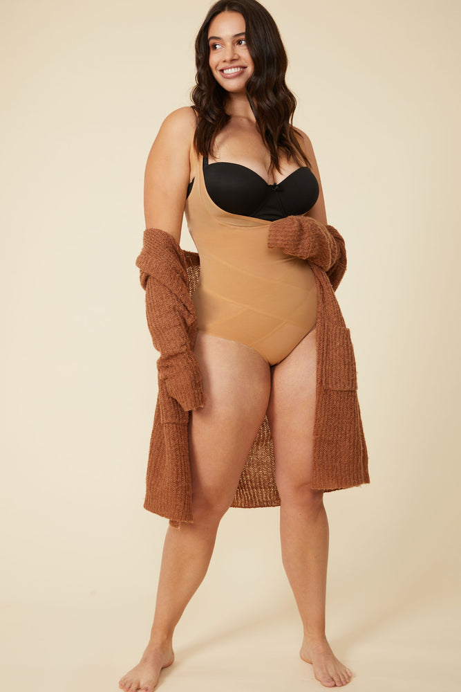 Simone Bodysuit in Nude - ALAMAE