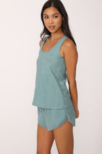 Lacey Sleep Set in Teal - ALAMAE