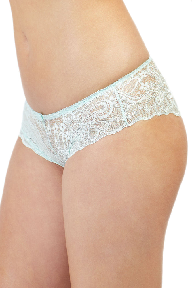 Venus Lace Hipster in Aquamarine - ALAMAE