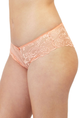 
                
                    Load image into Gallery viewer, Venus Lace Hipster in Sunshine Coral - ALAMAE
                
            
